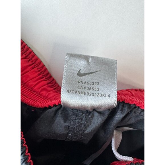 Vintage Nike Track Pants Womens Large Zip Off Leg Bottom Windbreaker Silver Tag - Picture 5 of 10